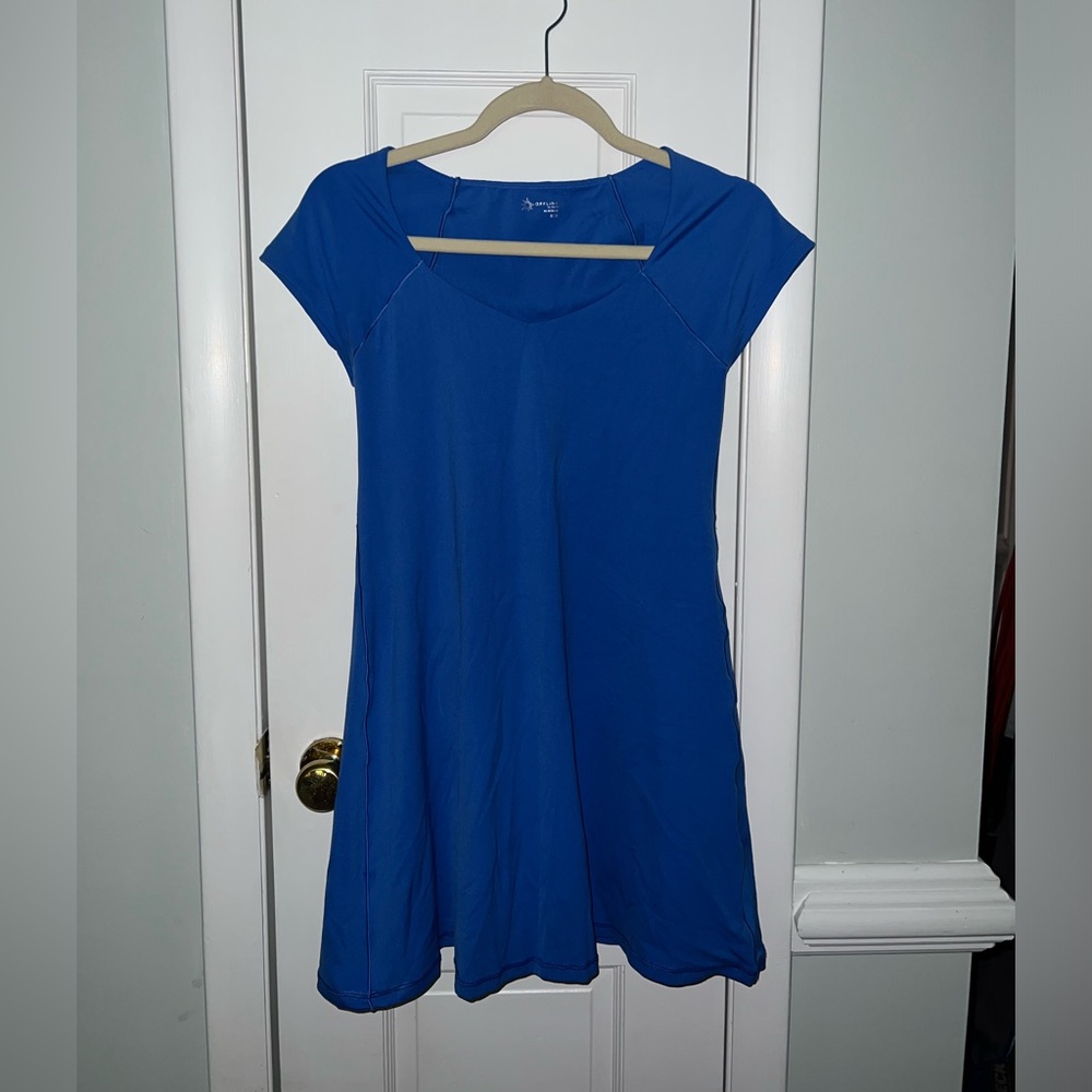 Aerie blue exercise dress